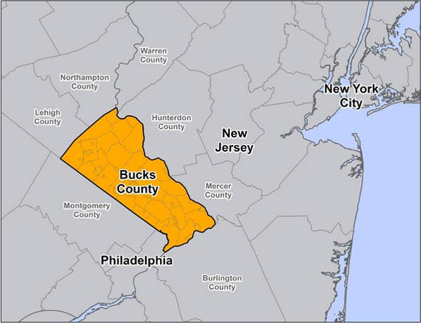 Bucks County Map