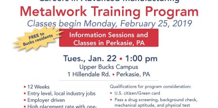 Announcement of Advanced Manufacturing Metalwork Training Program