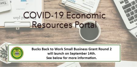 Announcement-County of Bucks Launching Second Round of Bucks Back to Work Small Business Grant